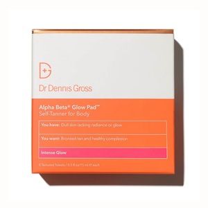 Dr Dennis Gross Alpha Beta Glow Pads. Self tanner.